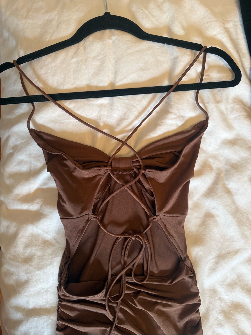Windsor Brown Strappy Dress - Picture 3 of 7